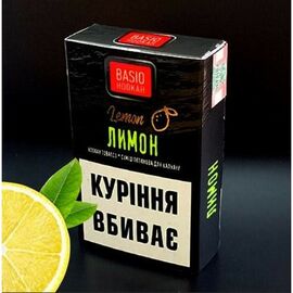 Табак Basio Лимон 50грамм