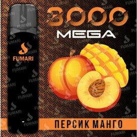Электронные сигареты Fumari 3000 Mega Персик Манго