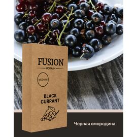 Тютюн Fusion Medium Blackcurrant (Ф'южн Чорна Смородина) 100 гр