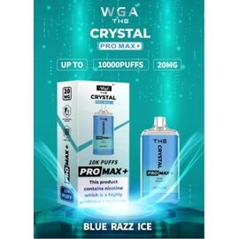 Электронная сигарета Crystal Pro Max 10000 Bluerazz Ice (Малина Лимон Лед)