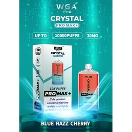 Электронная сигарета Crystal Pro Max 10000 Bluerazz Cherry (Малина Лимон Вишня)