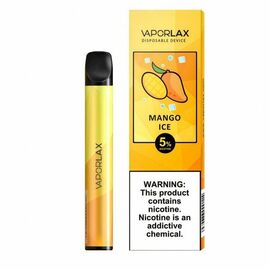 Електронні сигарети Vaporlax Mango Ice (Манго-Айс) 800 | 5%