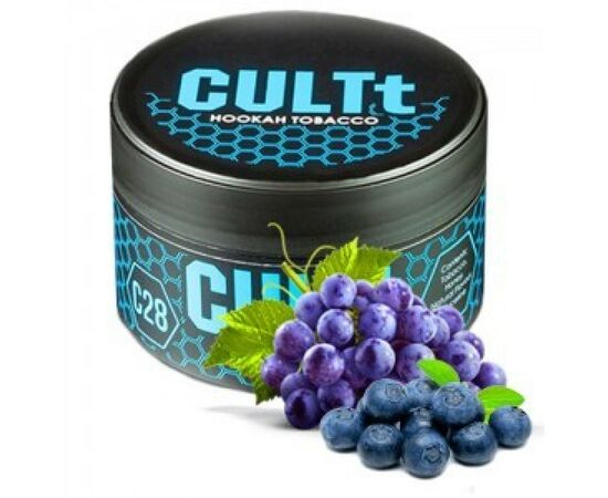 Табак CULTT C28 Blueberry Grapes (Культ Черника Виноград) 100 гр
